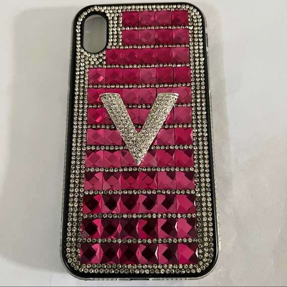 Pink glitter Apple IPhone XR phone case - Picture 1 of 3